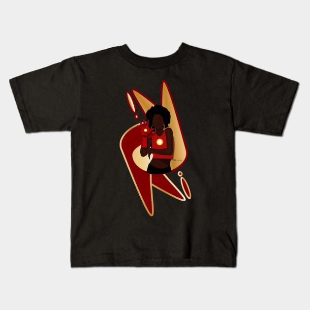 IRONHEART Kids T-Shirt by G9Design